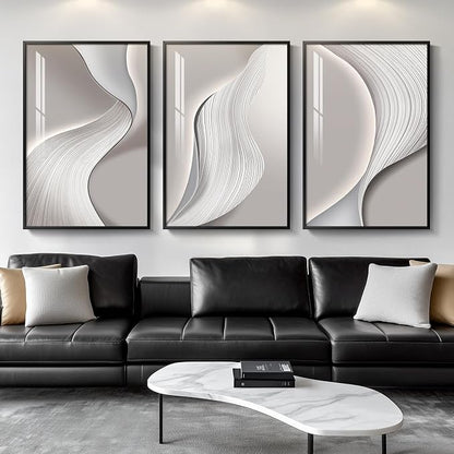 Large Framed Modern Abstract Wall Art by Cuspin