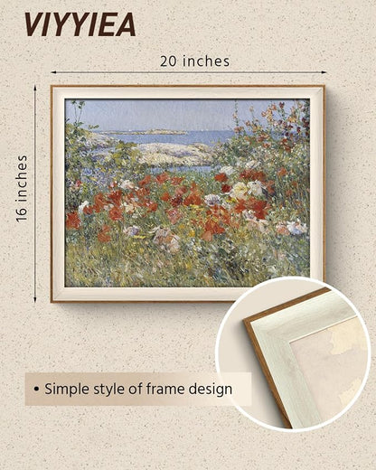 VIYYIEA Framed Wall Art for Living Room, Garden Canvas Prints, Vintage Home - Image 3