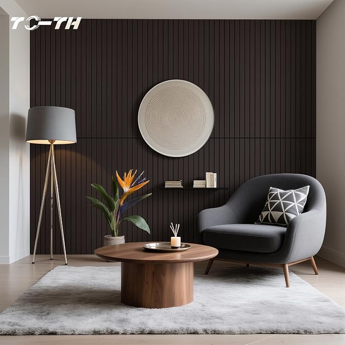 TO-TH Wood-Look Acoustic Wall Panels, 10 Pack 47.2” x 23.6” Acoustic Panels - Image 5