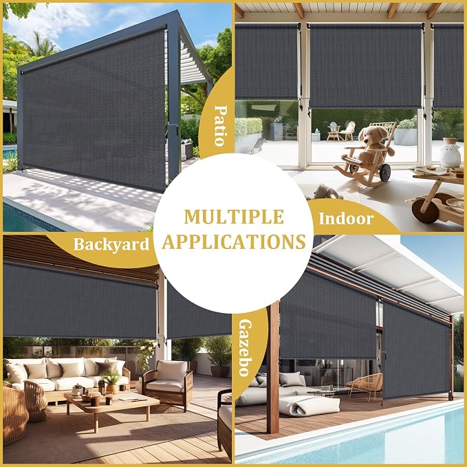 Shade&Beyond Outdoor Roller Shades - Image 7