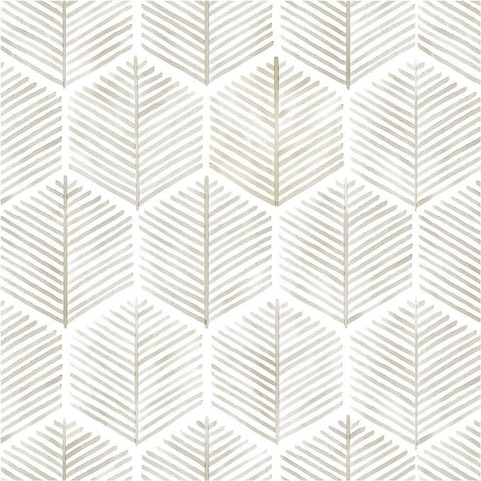 Modern Peel and Stick Wallpaper 17.3''×197'' Self Adhesive Wallpaper Boho by OSECAGE
