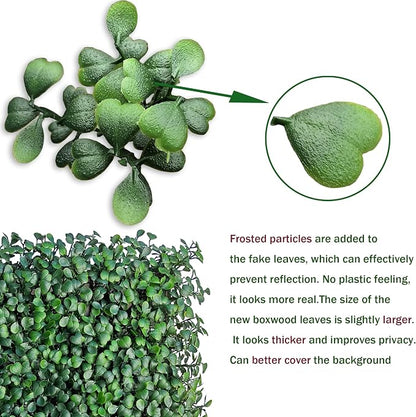 ODTORY Artificial Boxwood Roll Panels:54 X 120 in UV-Anti More Dense Greenery - Image 4