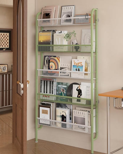 UMDONX Behind The Door Bathroom Shelf Narrow 5-Tier, Space-Saving Slim Storage by UMDONXBuyNow