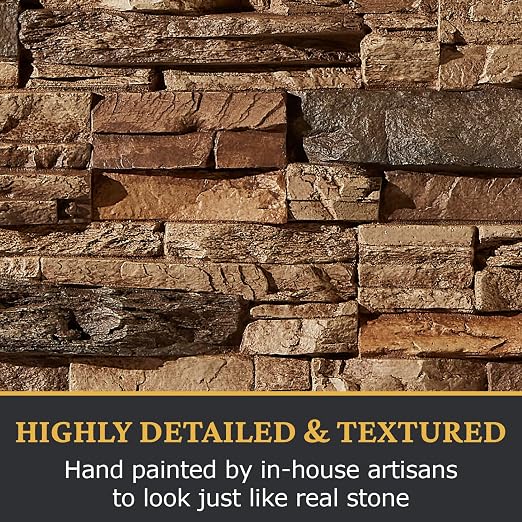 AZ Faux High-Density Polyurethane Faux Stone Interlocking Right Endcap - Image 6