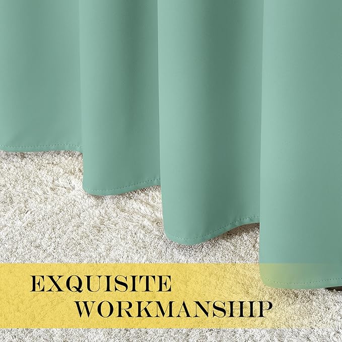 NICETOWN Blackout Doorway Curtain Drape 78 inch Long - Image 6