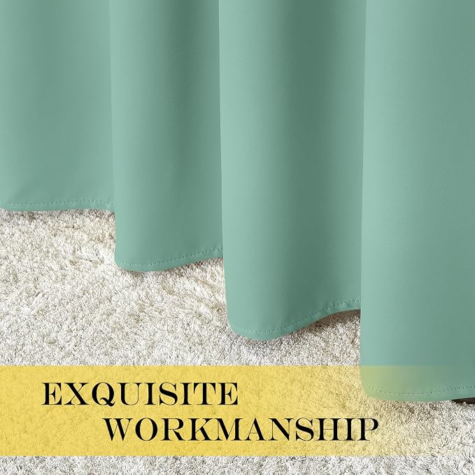 NICETOWN Blackout Doorway Curtain Drape 78 inch Long - Image 6