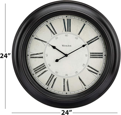 Westclox 32213VBK 24 inch Traditional Wall Clock Battery-Operated Clock - Image 5