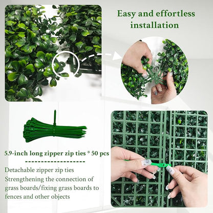 Artificial Boxwood Panels, Garden&Fence Covering Privacy, Backyard and Decor - Image 5