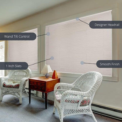 LOTUS & WINDOWARE Cordless Mini Blind, Window Blinds - Image 3