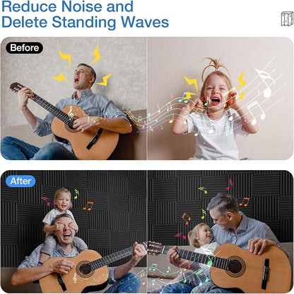 12 Pack Sound Proof Foam Panels - Image 4