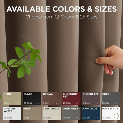 Joydeco Blackout Door Curtain for Doorway Privacy 78 Inches Long, Grommet - Image 7