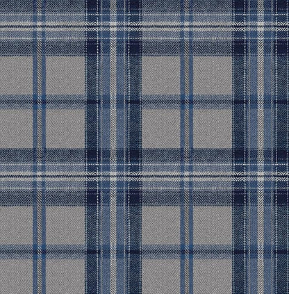 NextWall Harry & Grace Herringbone Plaid Premium Matte Non-Woven Peel and Stick by NextWall