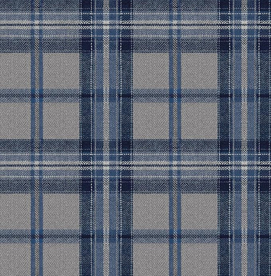 NextWall Harry & Grace Herringbone Plaid Premium Matte Non-Woven Peel and Stick by NextWall