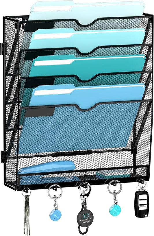 5 Tier Wall File Organizer by JMHUD