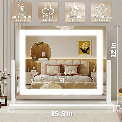 ROLOVE 16x12 Inch Vanity Mirror - Image 2