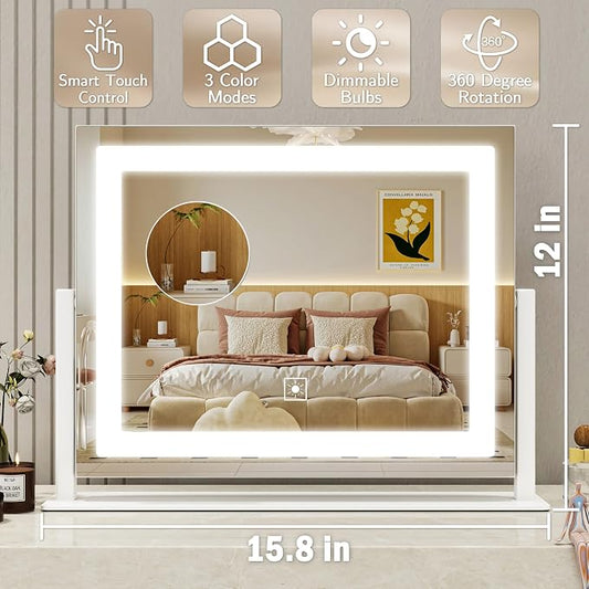 ROLOVE 16x12 Inch Vanity Mirror - Image 2