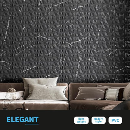 Art3d A10315BM 3D Diamond Design Paneling - Image 4