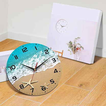 Starfish On A Beach Sand Wall Clock - Image 6