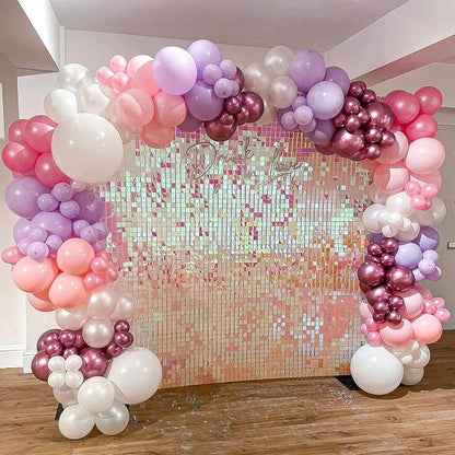 COKAOBE Iridescent Pink Shimmer Wall Backdrop, Photo Backdrops - Image 8