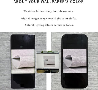 Haimin Grasscloth Wallpaper Peel and Stick 20.9in X 393in Fabric Contact Paper - Image 3