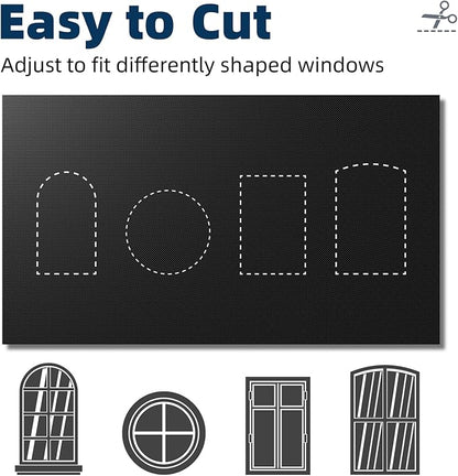 NIGHTON Portable Blackout Curtains 40"×59" Strong Hook and Loop Tape Strips - Image 5