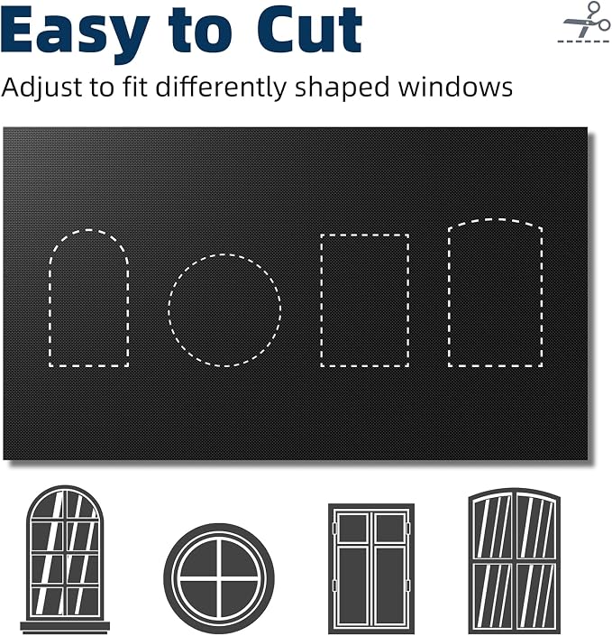 NIGHTON Portable Blackout Curtains 120"×57"Strong Hook and Loop Tape Strips - Image 5