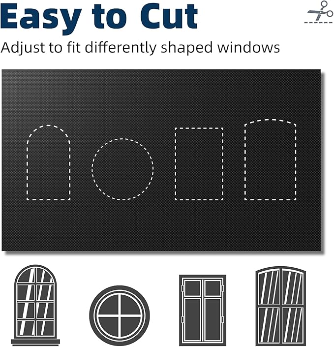 NIGHTON Portable Blackout Curtains 30"×59" Strong Hook and Loop Tape Strips - Image 5