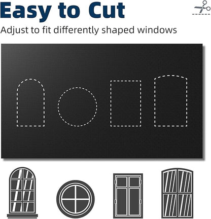 NIGHTON Portable Blackout Curtains 30"×59" Strong Hook and Loop Tape Strips - Image 5