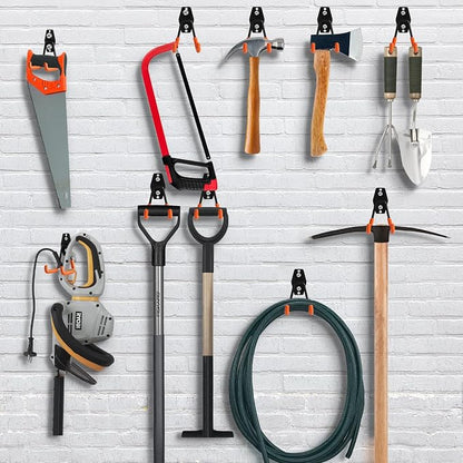 KURUI Heavy Duty Garage Hooks for Hanging, 2 Pack Metal Garage Organization - Image 3