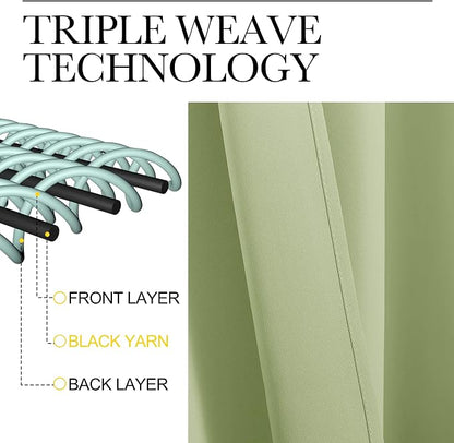 NICETOWN Curtains for Bedroom, Grommet Top Blackout Drapes for Son's Room - Image 6