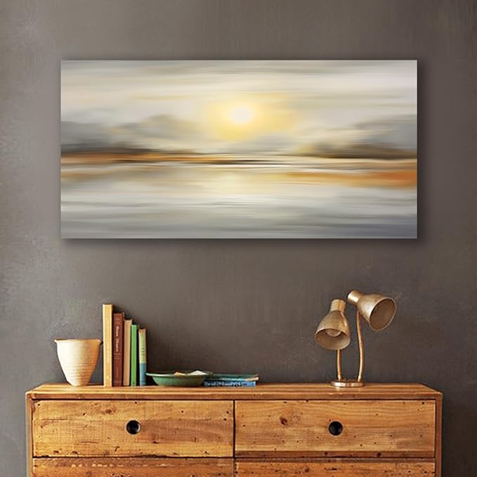 VHMING Abstract Wall Art Seascape Canvas Printing Abstract Art Wall Decor - Image 6