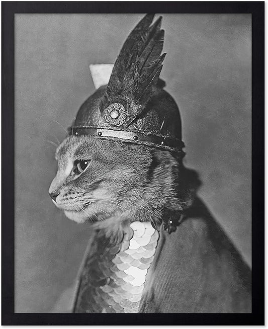 Poster Master Vintage Armored Cat by PosterMaster