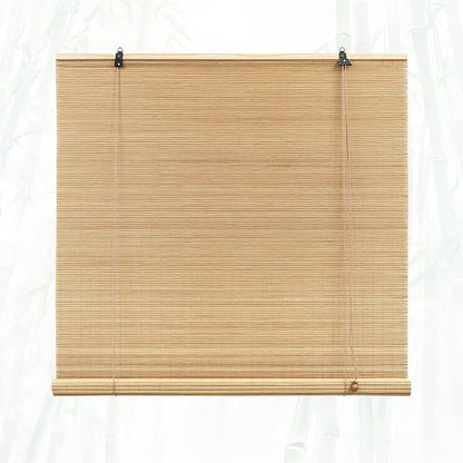 Glimer Bamboo Blinds for Interior Windows, Natural Roll Up Bamboo Shades for by Glimer