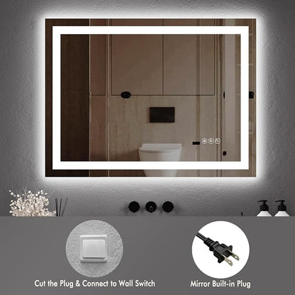GarveeHome 30 in x 22 in Led Bathroom Mirror - Image 8