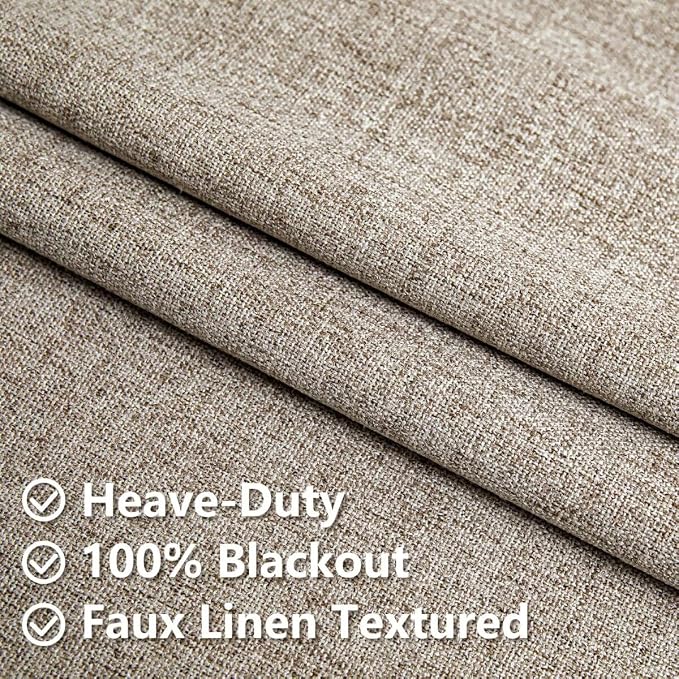 IGEMAEVE 100% Blackout Curtains - Image 4