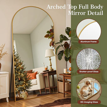 Full Length Mirror, Oversized Floor Mirrors, Leaning Free Standing Mirrors - Image 5