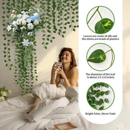 60 Pack 430Ft Fake Plants Artificial Vines - Image 2