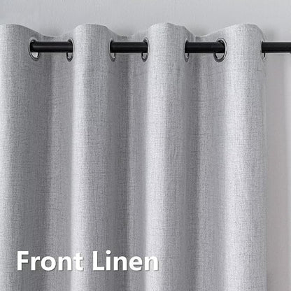 Blackout Curtains Customsize for Bedroom, 100% Black Out Curtains 1 Panel - Image 2