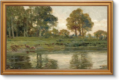 VIYYIEA Vintage Large Framed Wall Art by VIYYIEAART