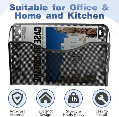 MINDEPOT Wall File Organizer 3 Pack - Image 4