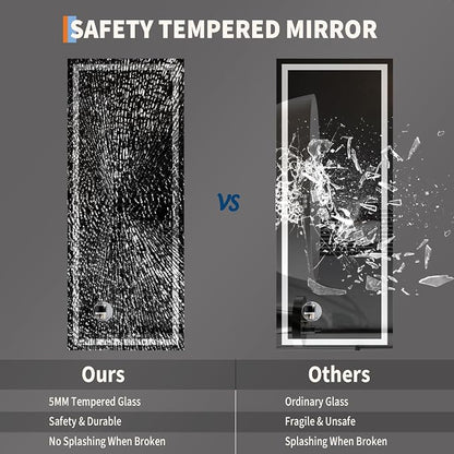 LED Bathroom Mirror 60 x 24 inch, Lighted Bathroom Vanity Mirror - Image 6