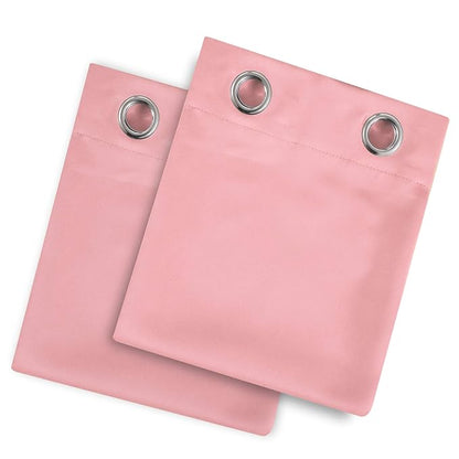 LEMOMO Baby Pink Bedroom Blackout Curtains/52 x 84 Inch Long/Set of 2 Curtain - Image 8
