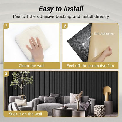 TONOR Dual-Layer Thickened Acoustic Wall Panels Self Adhesive, 4 Pack - Image 5
