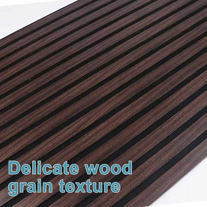 Wood Slat Acoustic Wall Panels-3D Fluted Sound Absorbing Panel - Image 6