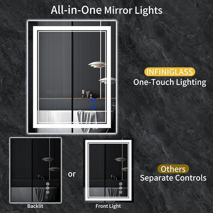 36"x36" LED Bathroom Mirror - Image 2
