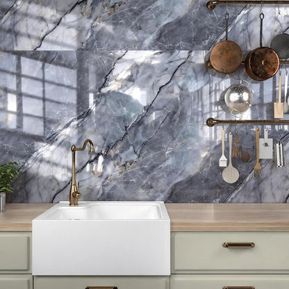 Marble Peel and Stick Waterproof Wall Paneling, Covers 38.75 Sq. Ft. - Image 9