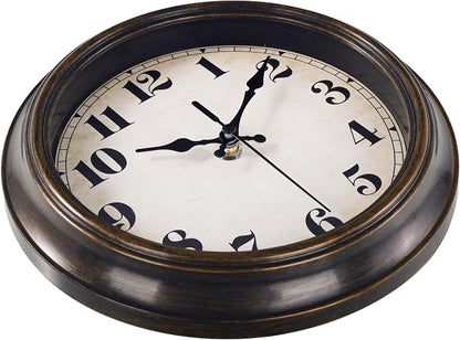 Yoiolclc Vintage Wall Clock 8 Inch Retro Silent Small Wall Clocks Battery - Image 6
