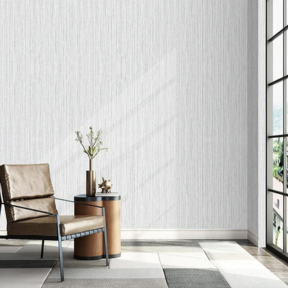 Beige Grey Grasscloth Peel and Stick Wallpaper 15.74" X 118.11" Boho Textured - Image 4