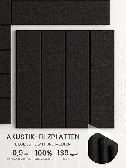 Bumusty Large Cork Board Alternative-36 x 24" Felt Bulletin Board Tiles - Image 3