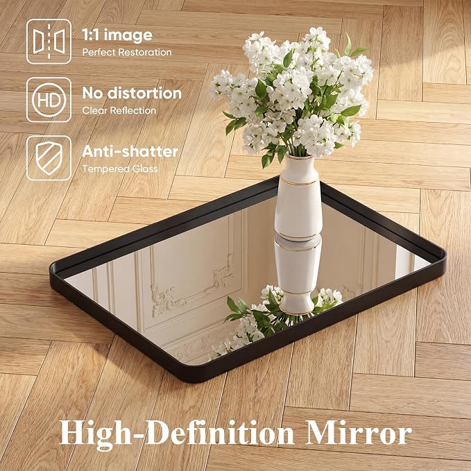 NEWBULIG 28X32 Inch Bathroom Mirror - Image 3